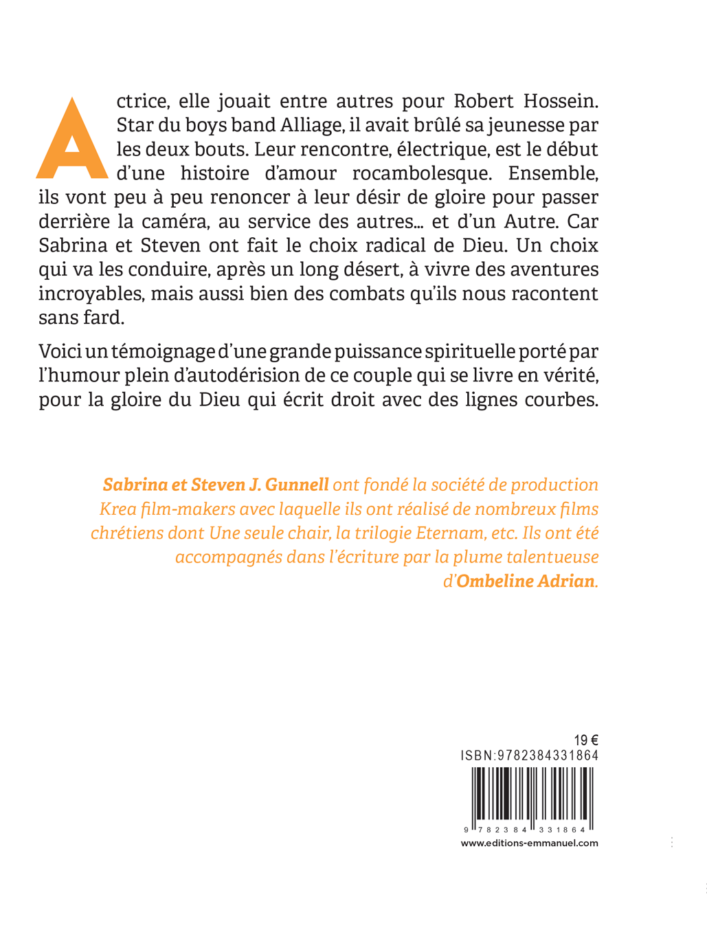 Quatrième de couverture du livre Objectif Dieu